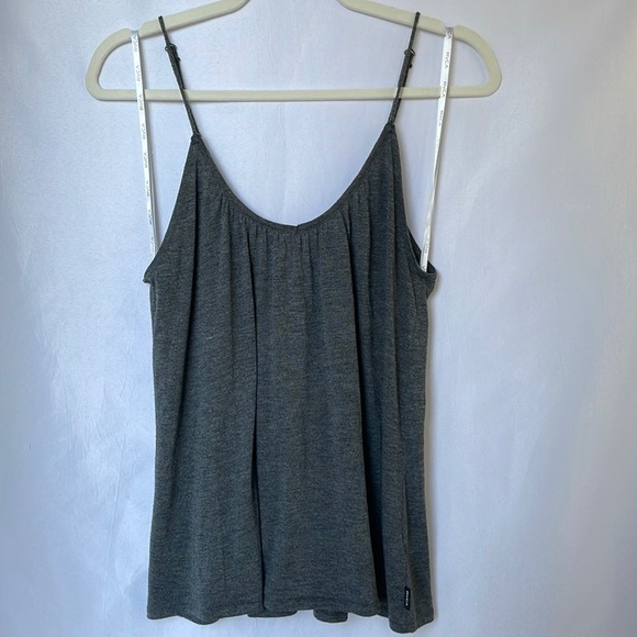 Gray RVCA Tie Back Tank - Picture 2 of 8